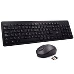 Ewent EW3256 tastiera Mouse incluso Universale RF Wireless QWERTY Spagnolo Nero