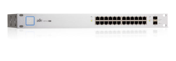 Ubiquiti-Networks-UniFi-US-24-250W-switch-di-rete-Gestito-Gigabit-Ethernet--10-100-1000--Argento-1U-Supporto-Power-over-Ethernet--PoE-