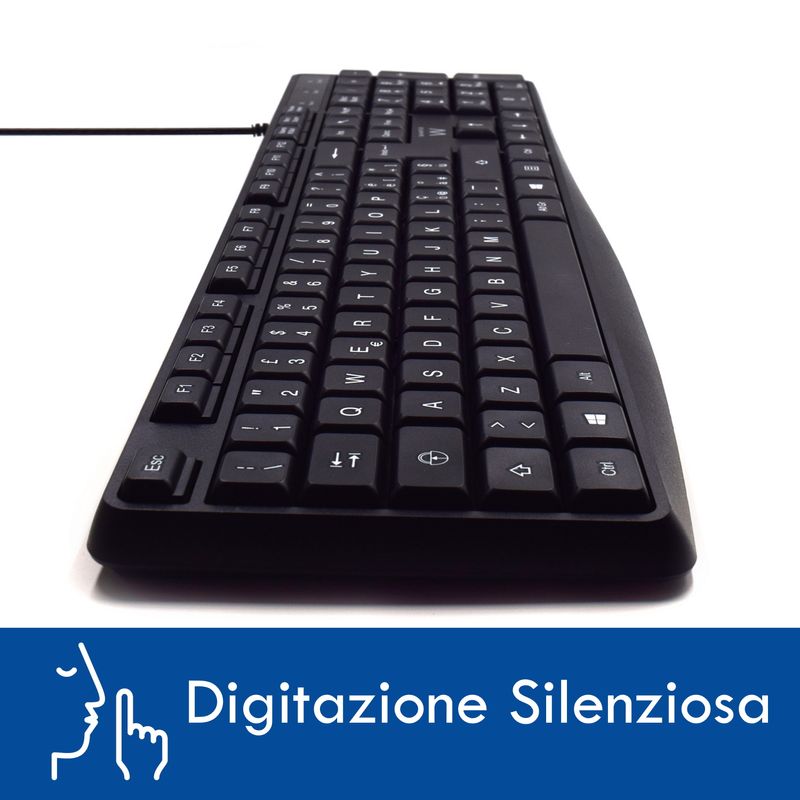 EWENT-TASTIERA-BUSINESS-USB-DIGITAZIONE-SILENZIOSA-EW3000