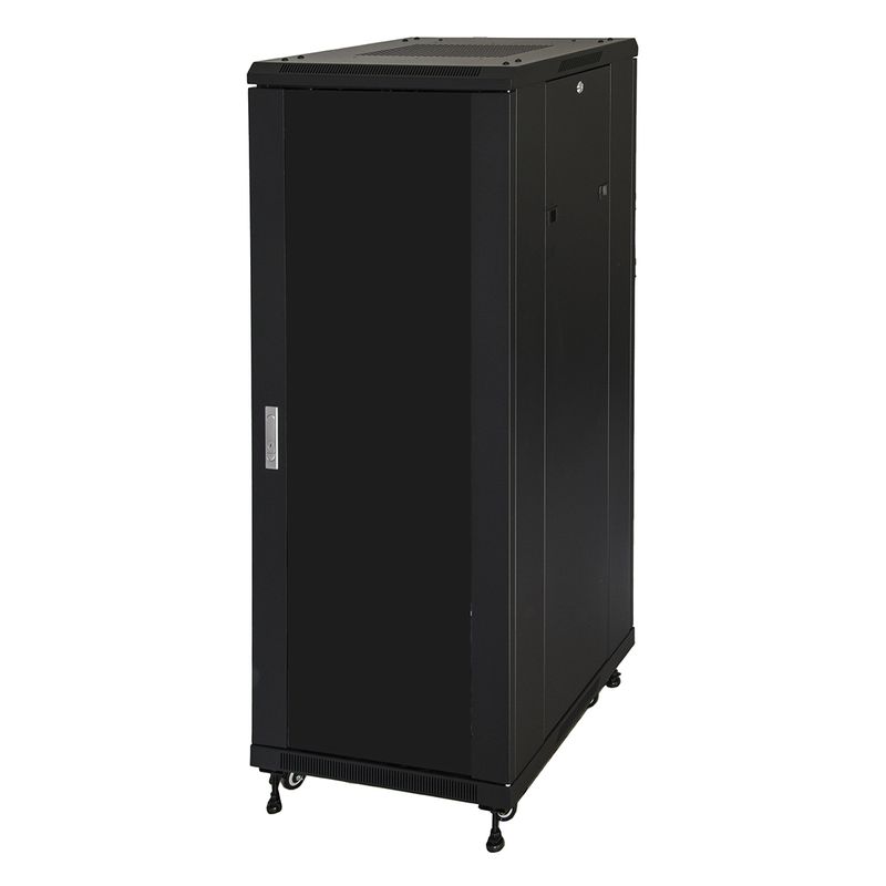 Armadio-Rack-19-Per-Reti-32U--A-1610--L-600--P-600-Colore-Nero-Porta-Vetro