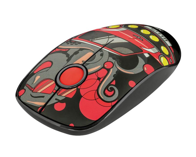 TRUST-OPTICAL-MOUSE-SKETCH-SILENT-RED-WIRELESS-23336