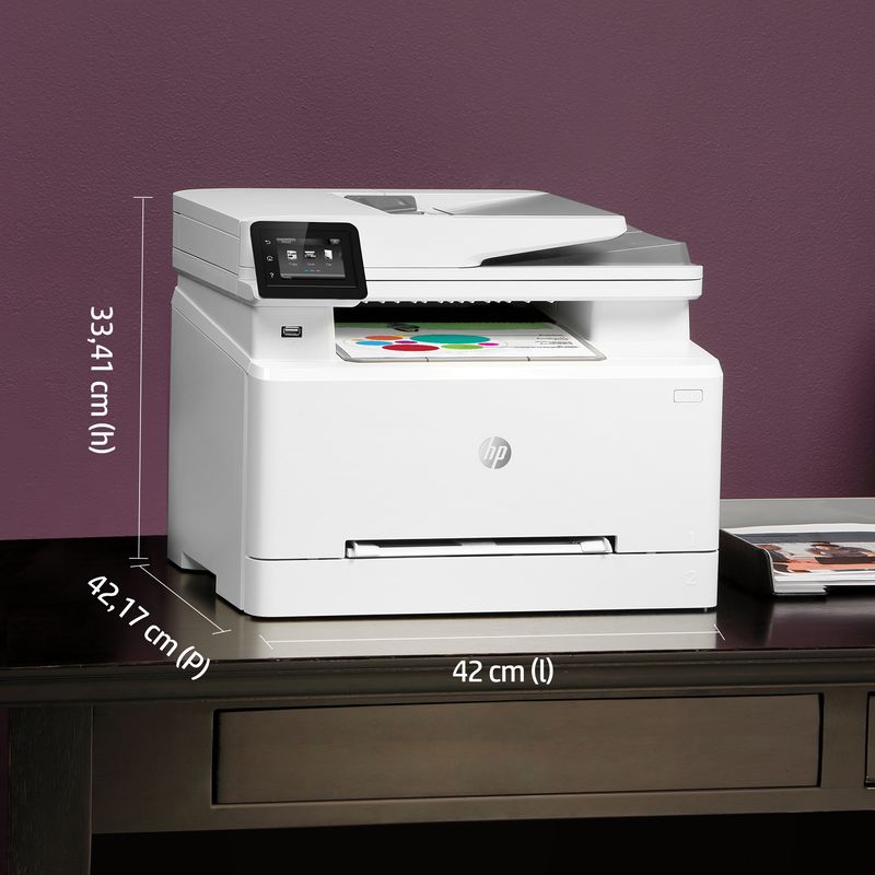 HP-Color-LaserJet-Pro-Imprimante-multifonction-M283fdw-Impression-copie-scan-fax-Impression-USB-en-facade-Numeri