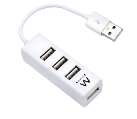 EWENT-MINI-HUB-USB-4P-USB-2.0-BIANCO-EW1122