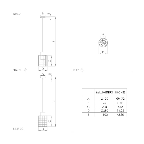 Lampadario-Industrial-Milligan-Medio-1-Luce-Acciaio-Nero-E-Bianco