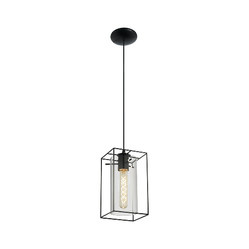 Lampadario-Industrial-Loncino-1-Luce-Acciaio-Nero