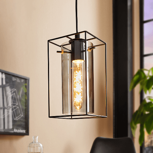 Lampadario-Industrial-Loncino-1-Luce-Acciaio-Nero