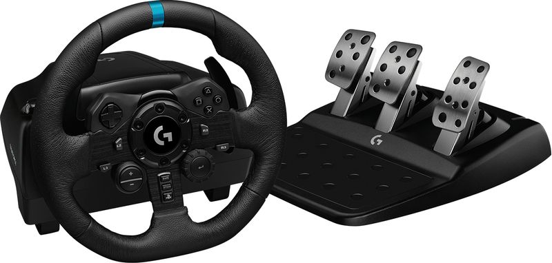 Logitech-G-G923-Nero-USB-2.0-Sterzo---Pedali-Analogico-Digitale-PC-PlayStation-4-PlayStation-5