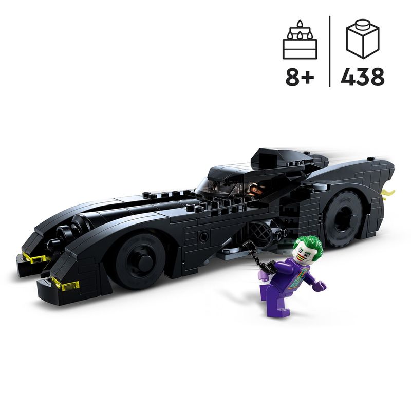 LEGO-DC-76224-Batmobile--Inseguimento-di-Batman-vs.-The-Joker-Iconica-Macchina-Giocattolo-del-1989-Idea-Regalo-per-Bambini
