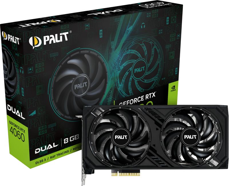 Palit-NE64060019P1-1070D-scheda-video-NVIDIA-GeForce-RTX-4060-8-GB-GDDR6