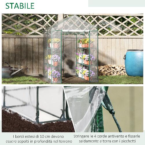 Outsunny-Serra-da-Giardino-Esterno-in-PVC-Trasparente-Serra-da-Balcone-con-Scaffali-per-Piante-Orto-1.43-x-1.43-x-1.95m