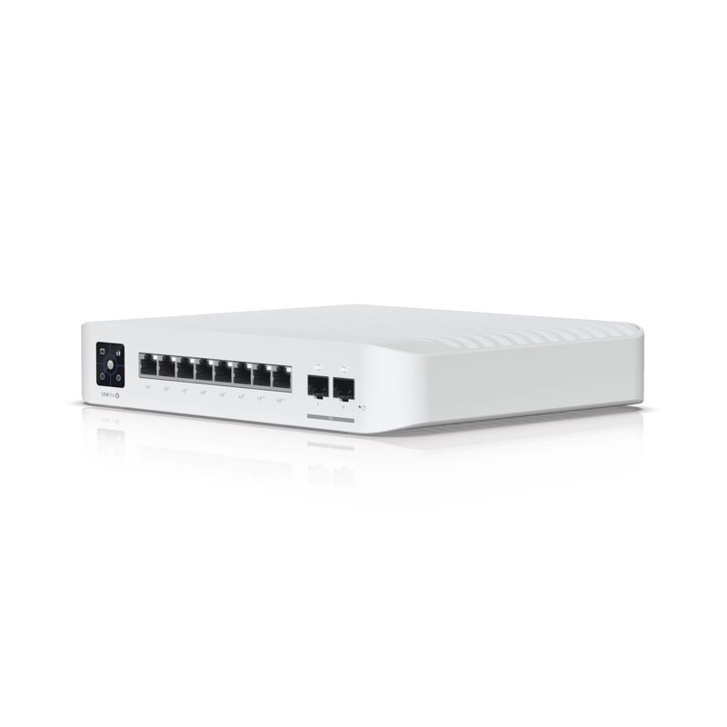 Ubiquiti-UniFi-USW-PRO-8-POE-switch-di-rete-Gestito-L2-L3-Gigabit-Ethernet--10-100-1000--Supporto-Power-over-Ethernet--PoE--1U-Bianco