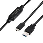 Microconnect USB-C to USB 3.0 A cable 5m cavo USB USB 3.2 Gen 1 3.1 Gen 1 USB C USB A Nero (USB3.0 A to USB-C Gen1 Cable