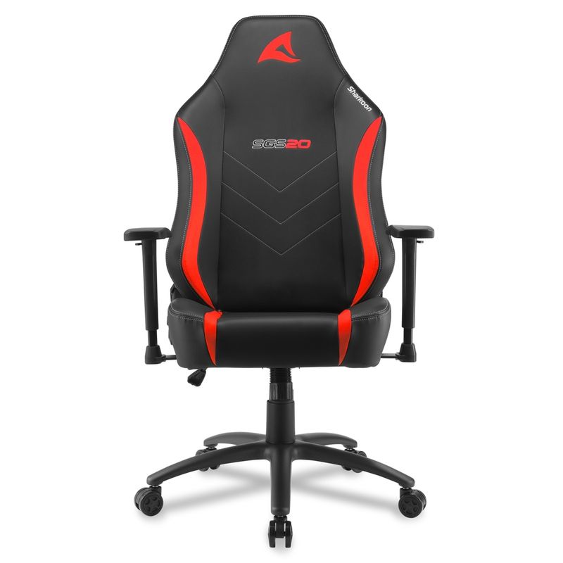 Sharkoon-Sedia-Gaming-Skiller-Sgs20-In-Pelle-Sintetica-Seduta-E-Schienale-Imbottito-Nero-E-Rosso