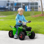 HOMCOM-Quad-per-Bambini-18-36-Mesi-in-PP-e-Metallo-Velocita-max-2.5-km-h-70x41.5x48.5-cm-Verde-Grigio-e-Nero