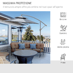 Outsunny-Ombrellone-a-Braccio-2.7x2.7-m-con-Tettuccio-Regolabile-a-2-Livelli-e-Base-a-Croce-Grigio