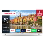 Thomson Tv 40 Thomson Hd  Smart Googletv T2/C2S2 Android 12V Camper White