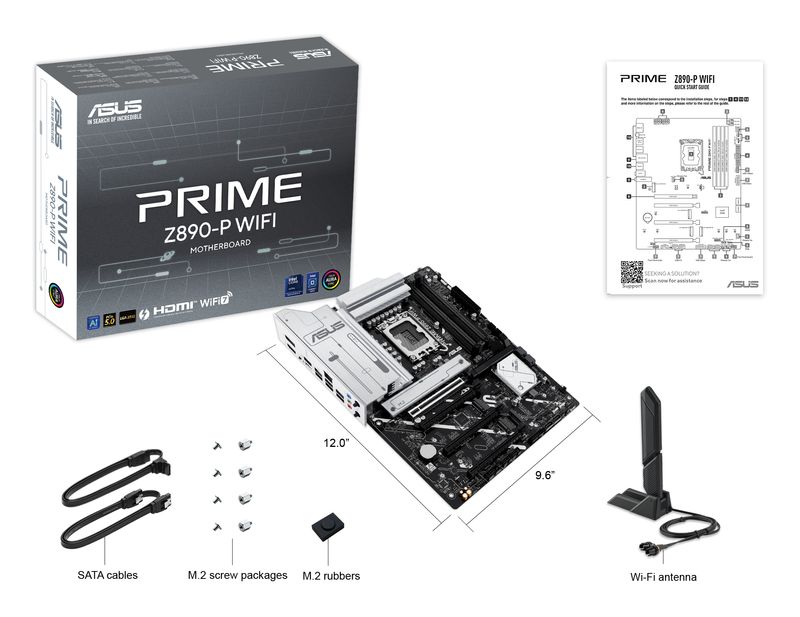 ASUS-PRIME-Z890-P-WIFI-Intel-Z890-LGA-1851--Socket-V1--ATX