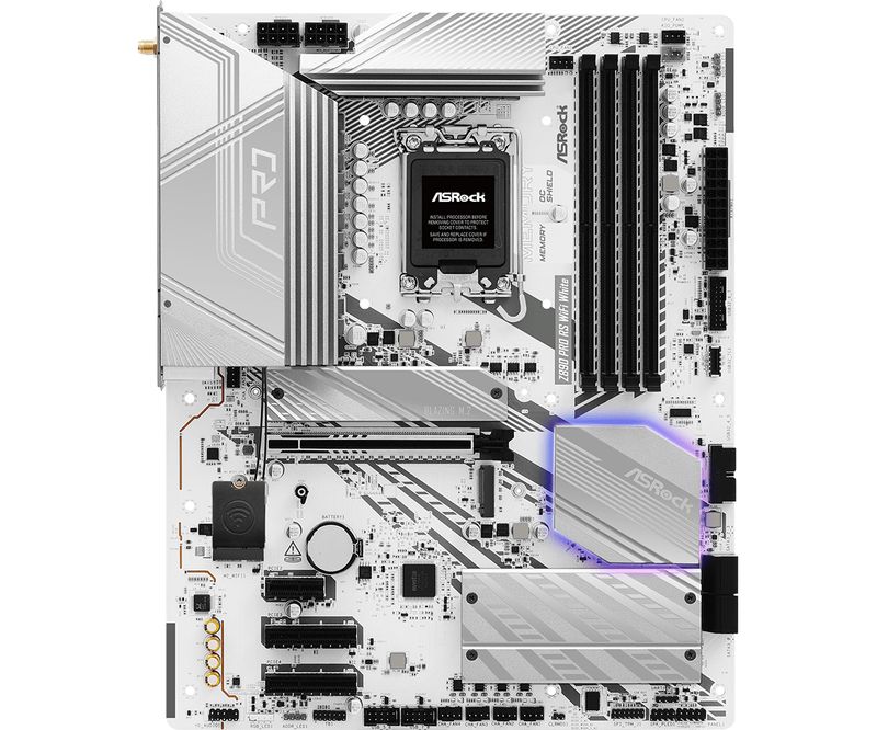 Asrock-Z890-Pro-RS-WiFi-White-Intel-Z890-LGA-1851--Socket-V1--ATX