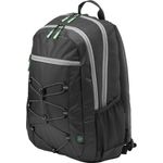 Hewlett-Packard Enterprise HP 39.62 cm (15.6") Active Backpack (Black/Mint Green)