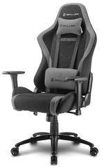 Sharkoon-Skiller-Sgs2-Sedia-Gaming-In-Tessuto-Braccioli-E-Schienale-Regolabili-Telaio-Acciaio-Doppio-Cuscino-Supporto-Cervicale-E-Lombare-Black-Grey