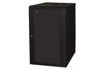 Armadio-Rack-19-20-Unita--39-Da-Muro--A-995X--L-600-X-Profondita--39-450-Mm.-Colore-Nero-Porta-Vetro