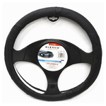 Maxtech-coprivolante Universale Auto Fodera Protezione Sterzo 38cm Nero Con Rilievi Cv-20 -