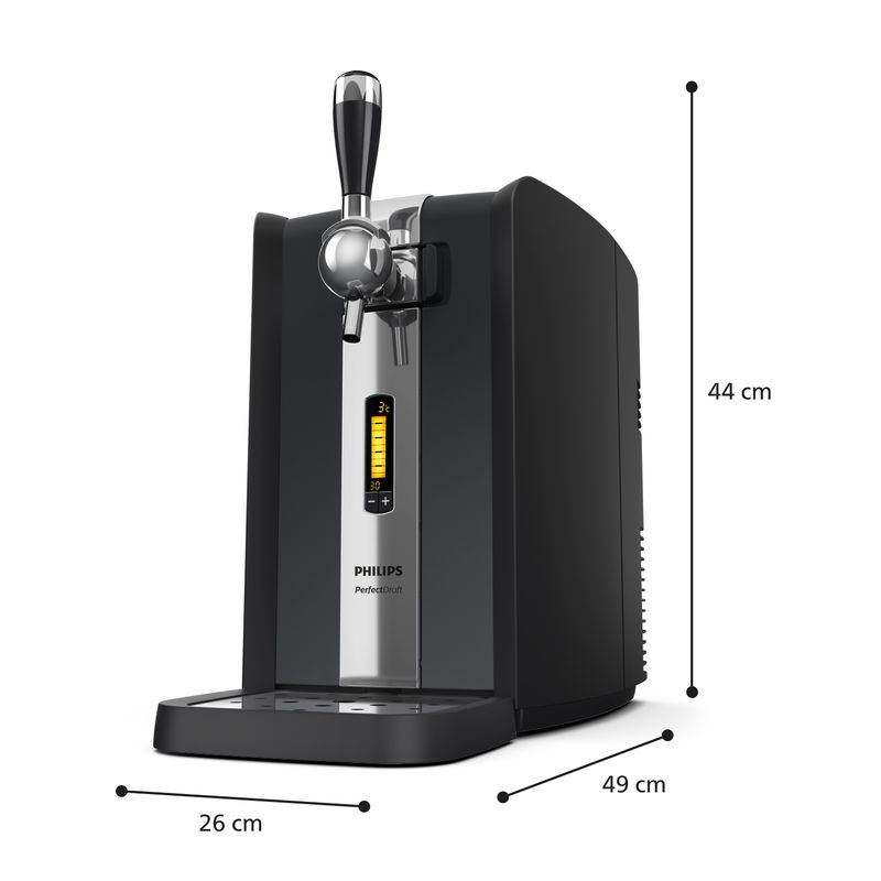 Philips-Hd3720-25-Spillatore-Birra-70W-6-Litri-Lcd-Temperatura