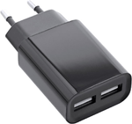 Caricatore-USB-DUO---Alimentatore-2-volte---da-100-240-V-a-5-V-21-A---nero