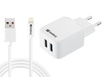 Sandberg-AC-Charger-EU-Lightning-2.4A--AC-Charger-EU-Lightning-2.4A---AC-Charger-EU-Lightning-2.4A---Indoor-AC-5-V-White