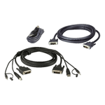 ATEN Kit cavo KVM di sicurezza schermo doppio USB DVI-D Dual Link da 1,8 M