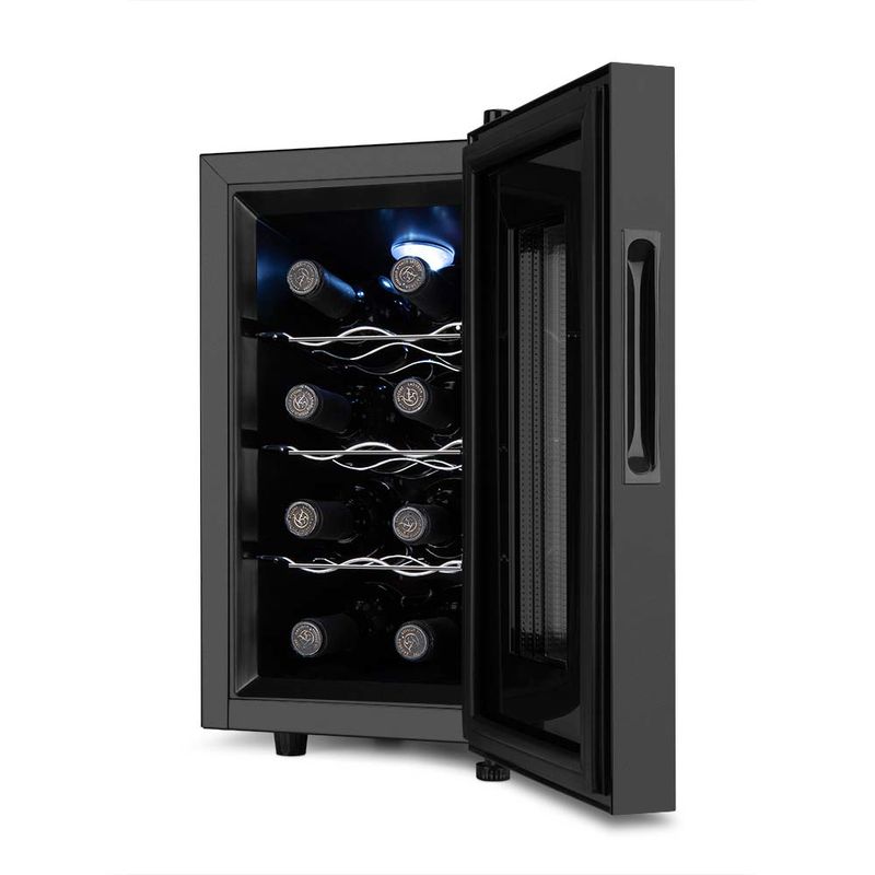 Orbegozo-VT-830-Cantinetta-vino-con-compressore-Libera-installazione-Nero-8-bottiglia-bottiglie