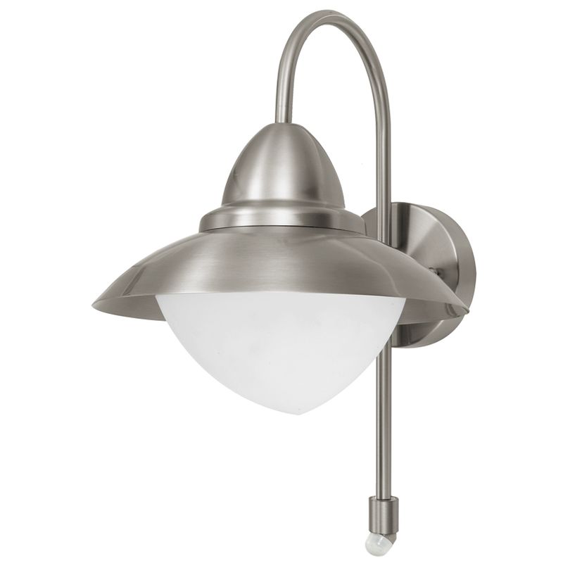 Applique-Contemporanea-Da-Esterno-Sidney-1-Luce-Acciaio-Inox-Grigio-Sensore