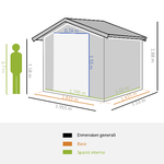 Outsunny-Capanno-da-Giardino-2x1.5x1.9m-in-Acciaio-Zincato-Doppia-Porta-Scorrevole-e-4-Prese-d-aria