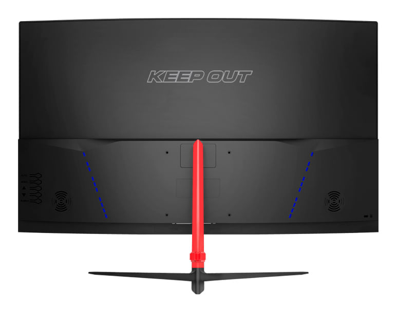 KeepOut-Monitor-Gaming-LED-27-Curvo-1500R-FullHD-1080p-280Hz---Respuesta-1ms---Angulo-de-Vision-178----16-9---Altavoces-6W---HDMI-2.0-DisplayPort-1.2---VESA-100x100mm