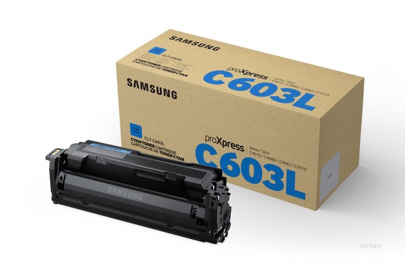 ORIGINALE-Samsung-toner-ciano-CLT-C603L-SU080A-10000-pagine