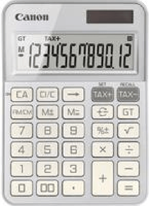 Canon-KS-125KB-calcolatrice-Desktop-Calcolatrice-di-base-Argento--KS-125KB-SL-EMEA-HB-OFFICE---CALCULATOR-