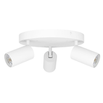 Eglo Spot Moderno Telimbela Z In Acciaio Bianco 3 Luci Gu10 4,9W Ip20