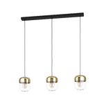 Lampadario-Contemporaneo-Maryvilla-3-Luci-Acciaio-Nero