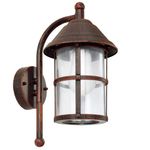 Applique-Industrial-Da-Esterno-San-Telmo-1-Luce-Alluminio-Marrone-Invecchiato