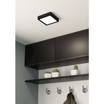 Plafoniera-Moderna-Fueva-5-Acciaio-Nero-Led-Integrato-11W-3000K-Ip44