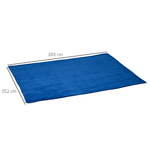 HOMCOM-Coperta-Double-Face-in-Flanella-220-GSM-e-Sherpa-260-GSM-per-Interno-ed-Esterno-203x152x0.5-cm-Blu-Scuro