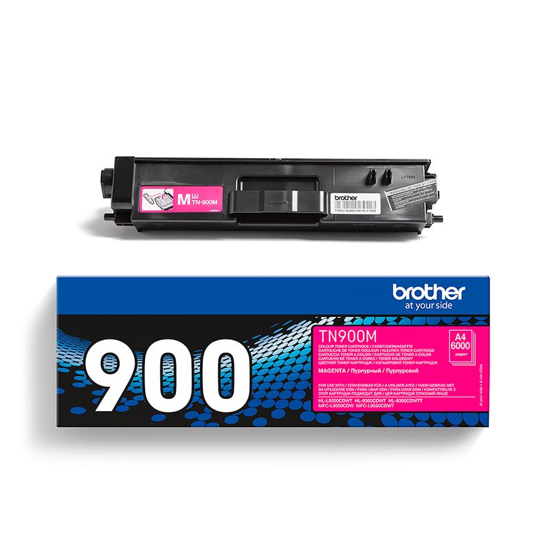 ORIGINALE-Brother-toner-magenta-TN-900M-900-6000-pagine