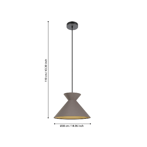 Lampadario-Contemporaneo-Nastasia-1-Luce-Acciaio-Nero