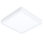 Eglo Plafoniera Moderna Fueva Z In Acciaio Bianco Led Integrato 16,5W 2700 6500K Ip44