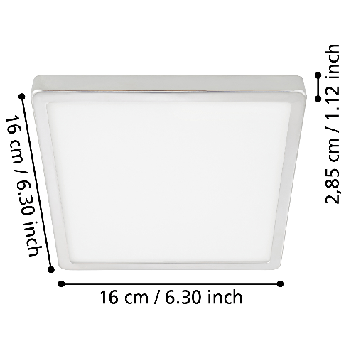 Plafoniera-Moderna-Fueva-5-In-Acciaio-Cromo-Led-Integrato-11W-3000K-Ip44