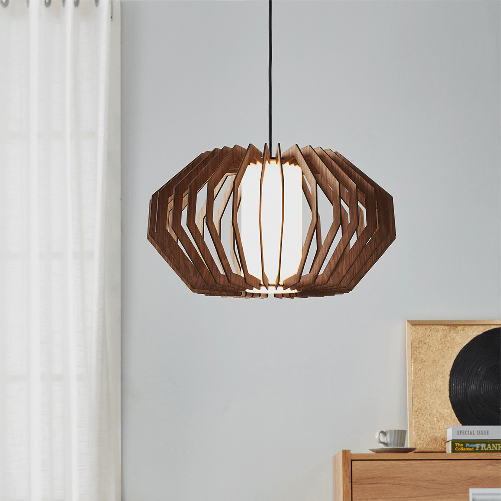 Lampadario-Contemporaneo-Rusticaria-1-Luce-Acciaio-Nero