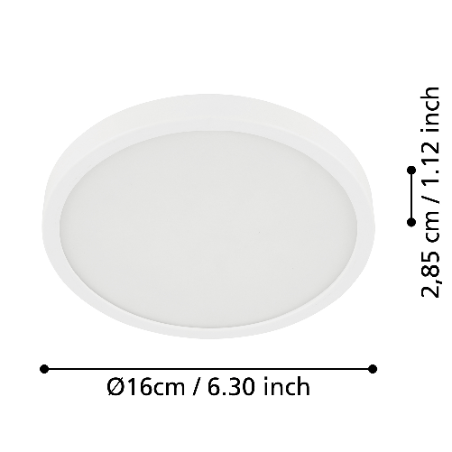 Plafoniera-Moderna-Fueva-5-Acciaio-Bianco-Led-Integrato-11W-3000K-Ip44