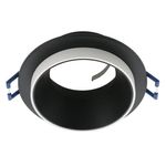 Eglo Faretto Ad Incasso Moderno Carosso In Alluminio Nero 1 Luce Gu10 35W