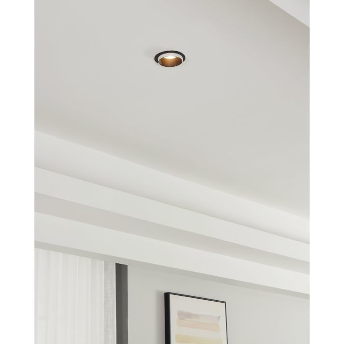 Faretto-Ad-Incasso-Moderno-Carosso-In-Alluminio-Nero-1-Luce-Gu10-35W