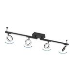 Spot-Moderno-Cardillio-2-In-Alluminio-Nero-4-Luci-Led-32W-3000K-Ip20